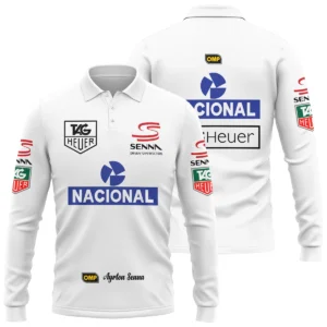 1985 Ayrton Senna John Player Special Lotus F1 Racing Team Zipper Hoodie BL3725A3ZHD