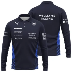 2025 Williams F1 Team Suit Zipper Hoodie BLVA080725A01WILZHD