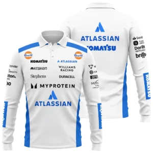 2025 Williams F1 Race Suit Zipper Hoodie BLVA100725A03WILZHD
