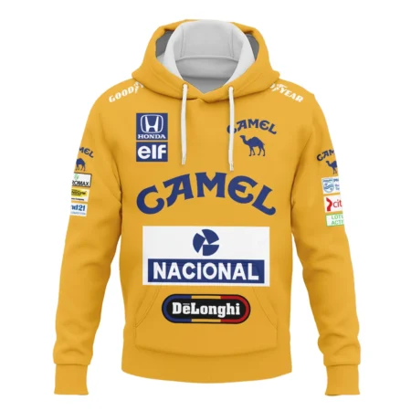 1987 Ayrton Senna Camel Honda Formula 1 Racing Team Hoodie BL3725A5HD