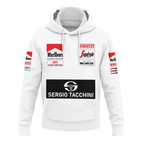 1984 Ayrton Senna Sergio Tacchini Toleman F1 Promotional Team Hoodie BL3725A7HD