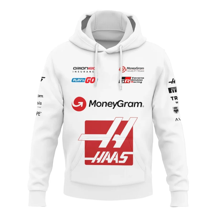 2025 Haas F1 Race Suit Hoodie BLVA150725HAAS04HD