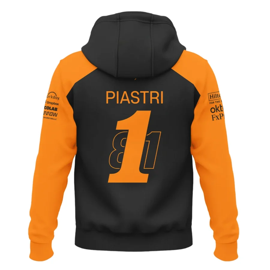 From #81 To #1 Oscar Piastri McLaren F1 Limited Edition Hoodie BL4725A1HD