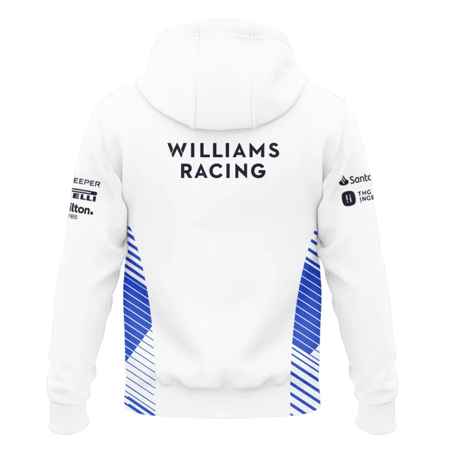 2025 Williams F1 Team Suit Zipper Hoodie BLVA080725A02WILZHD