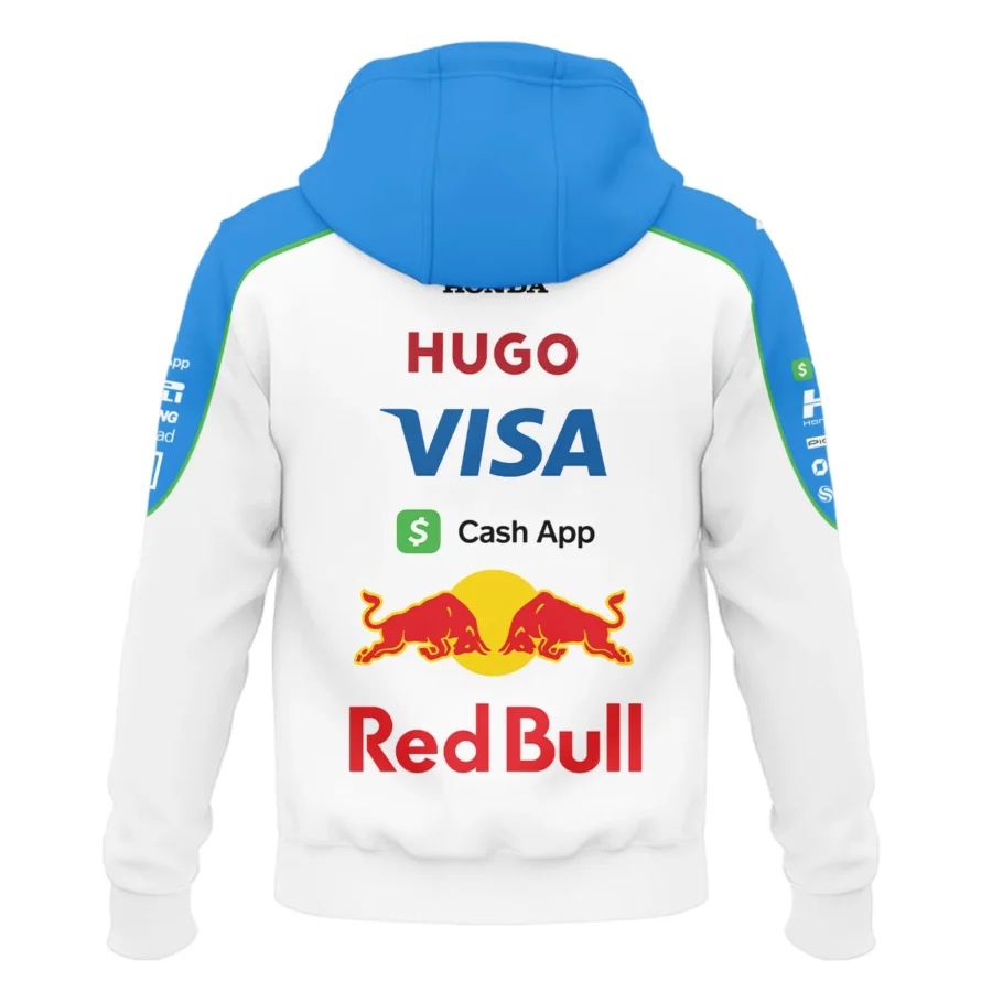 2025 Racing Bulls F1 Race Suit Zipper Hoodie BLVA110725A03RCBZHD