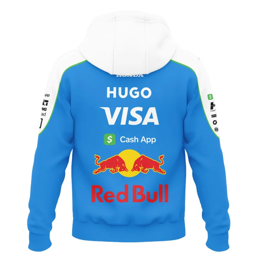 2025 Racing Bulls F1 Race Suit Zipper Hoodie BLVA110725A04RCBZHD