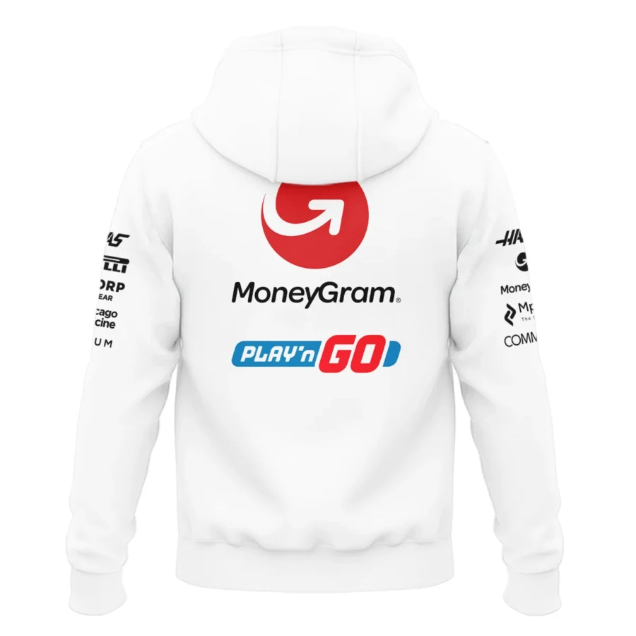 2025 Haas F1 Race Suit Hoodie BLVA150725HAAS04HD