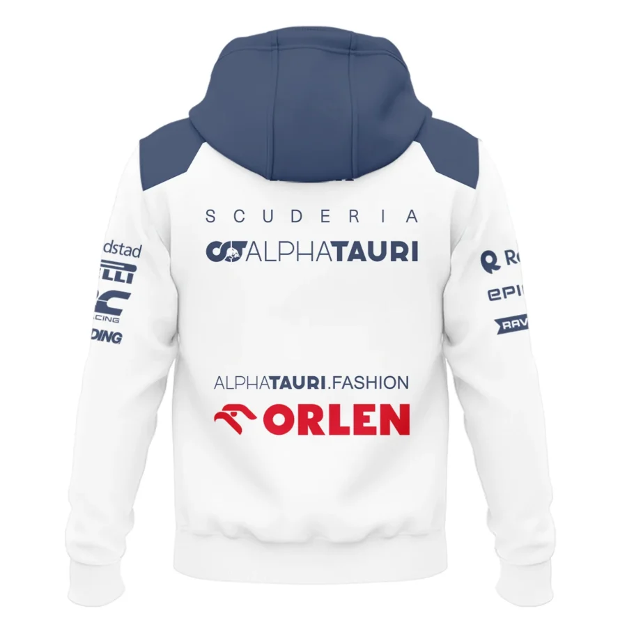 2023 Daniel Ricciardo Scuderia AlphaTauri Race Suit Zipper Hoodie BLVA180725A05ZHD