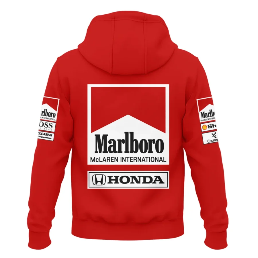 1989 Alain Prost Racing Costume Ferrari F1 Team Hoodie BLVAAP070725A01HD