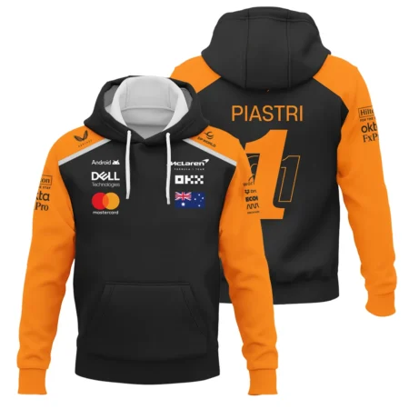 From #81 To #1 Oscar Piastri McLaren F1 Limited Edition Hoodie BL4725A1HD