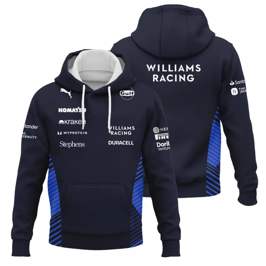 2025 Williams F1 Team Suit Hoodie BLVA080725A01WILHD