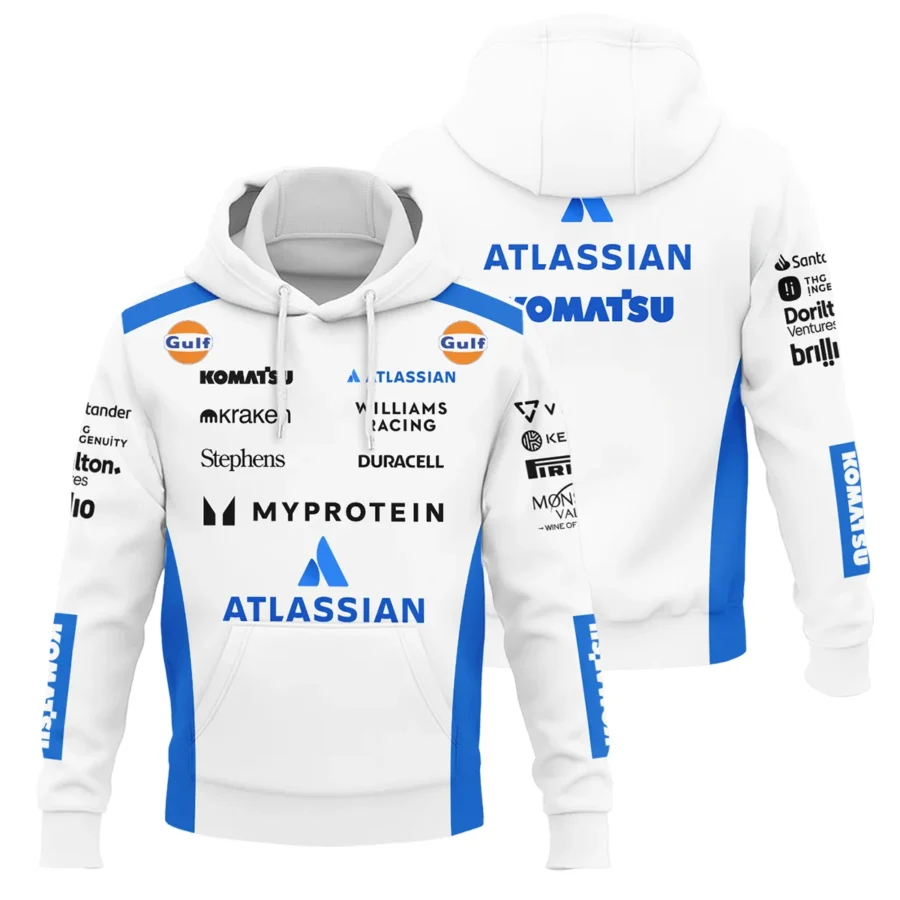 2025 Williams F1 Race Suit Hoodie BLVA100725A03WILHD