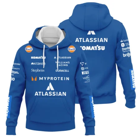 2025 Williams F1 Race Suit Hoodie BLVA100725A04WILHD