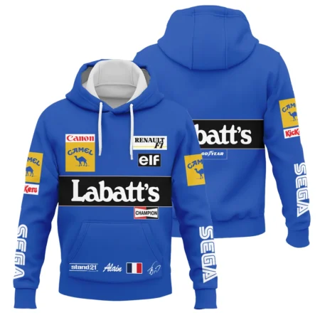 1993 Alain Prost Racing Suit Williams Renault F1 Team Hoodie BLVAAP070725A03HD