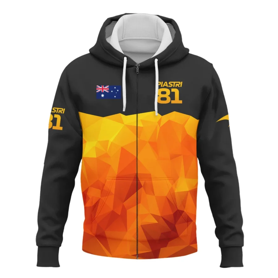Oscar Piastri McLaren F1 Limited Edition Zipper Hoodie BLOP13725A1ZHD