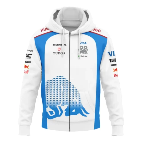 2025 Racing Bulls F1 Team Suit Zipper Hoodie BLVA110725A01RCBZHD