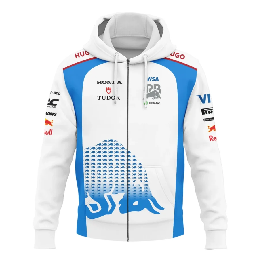 2025 Racing Bulls F1 Team Suit Zipper Hoodie BLVA110725A01RCBZHD
