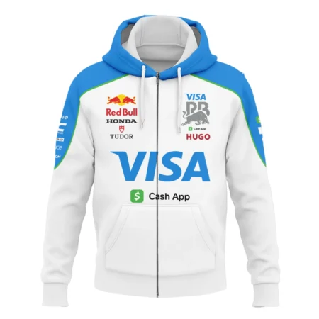 2025 Racing Bulls F1 Race Suit Zipper Hoodie BLVA110725A03RCBZHD