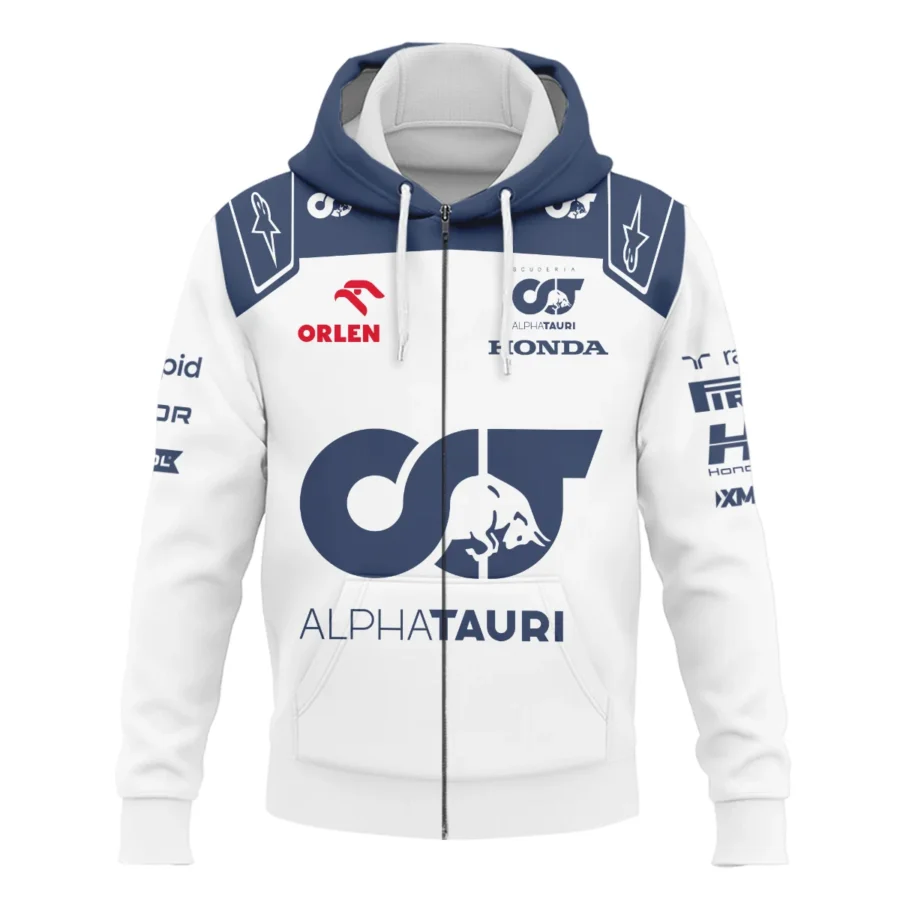 2023 Daniel Ricciardo Scuderia AlphaTauri Race Suit Zipper Hoodie BLVA180725A05ZHD