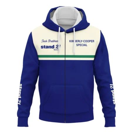 1990s Sir Jack Brabham Race IndyCar Suit Zipper Hoodie BLVAJB070725A02ZHD