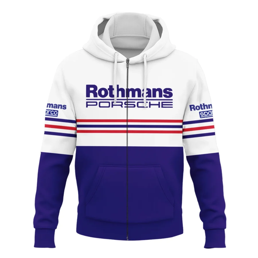 1984 Jack Brabham Rothmans Porsche 962 Zipper Hoodie BLVAJB080725A03ZHD