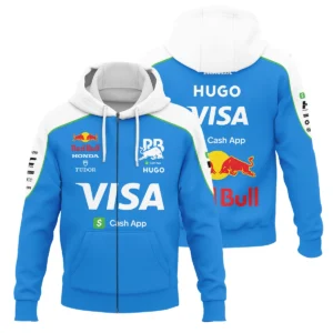 2025 Racing Bulls F1 Race Suit Long Polo Shirt BLVA110725A04RCBLPL