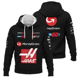 2025 Haas F1 Race Suit Long Polo Shirt BLVA150725A03HAASLPL