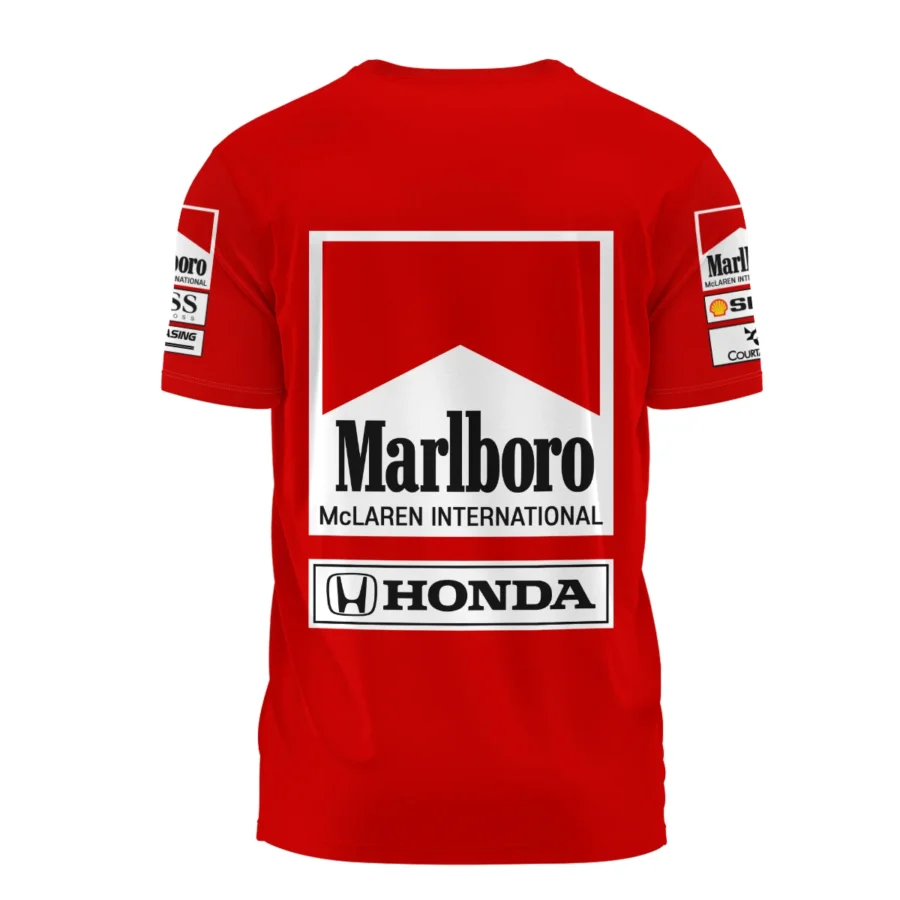 1989 Alain Prost Racing Costume Ferrari F1 Team T-Shirt BLVAAP070725A01TS