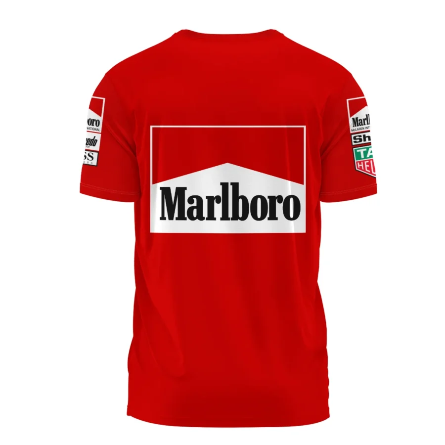 1985 Alain Prost Racing Suit McLaren F1 Team T-Shirt BLVAAP070725A04TS