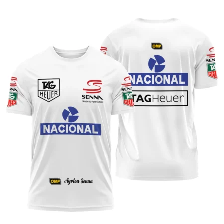 1985 Ayrton Senna John Player Special Lotus F1 Racing Team T-Shirt BL3725A3TS