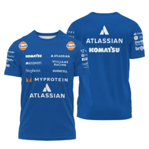 2025 Williams F1 Race Suit Hoodie BLVA100725A04WILHD