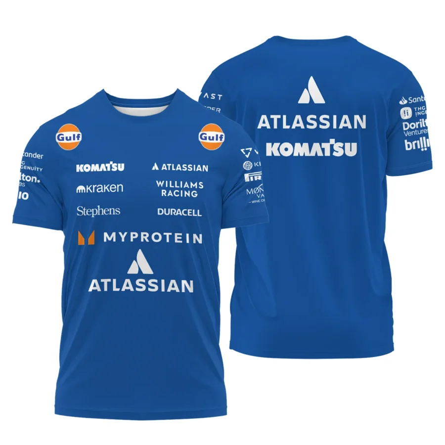 2025 Williams F1 Race Suit T-Shirt BLVA100725A04WILTS