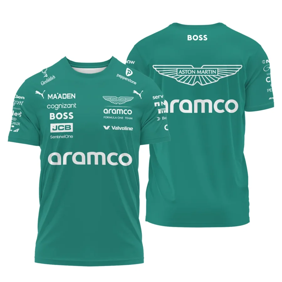 2025 Aston Martin F1 Race Suit T-Shirt BLVA120725A04AMTS