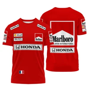 1989 Alain Prost Racing Costume Ferrari F1 Team Hoodie BLVAAP070725A01HD