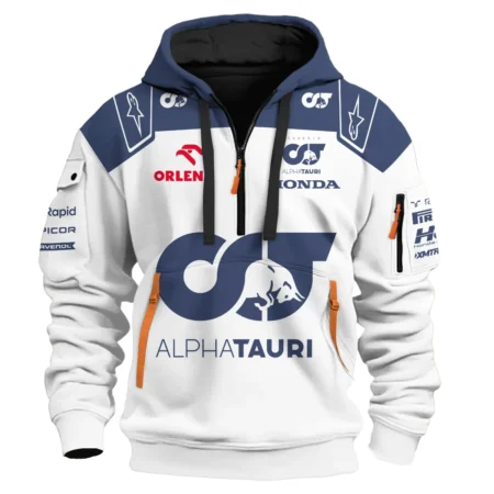 2023 Daniel Ricciardo Scuderia AlphaTauri Race Suit Hoodie Half Zipper BLVA180725A05HDF