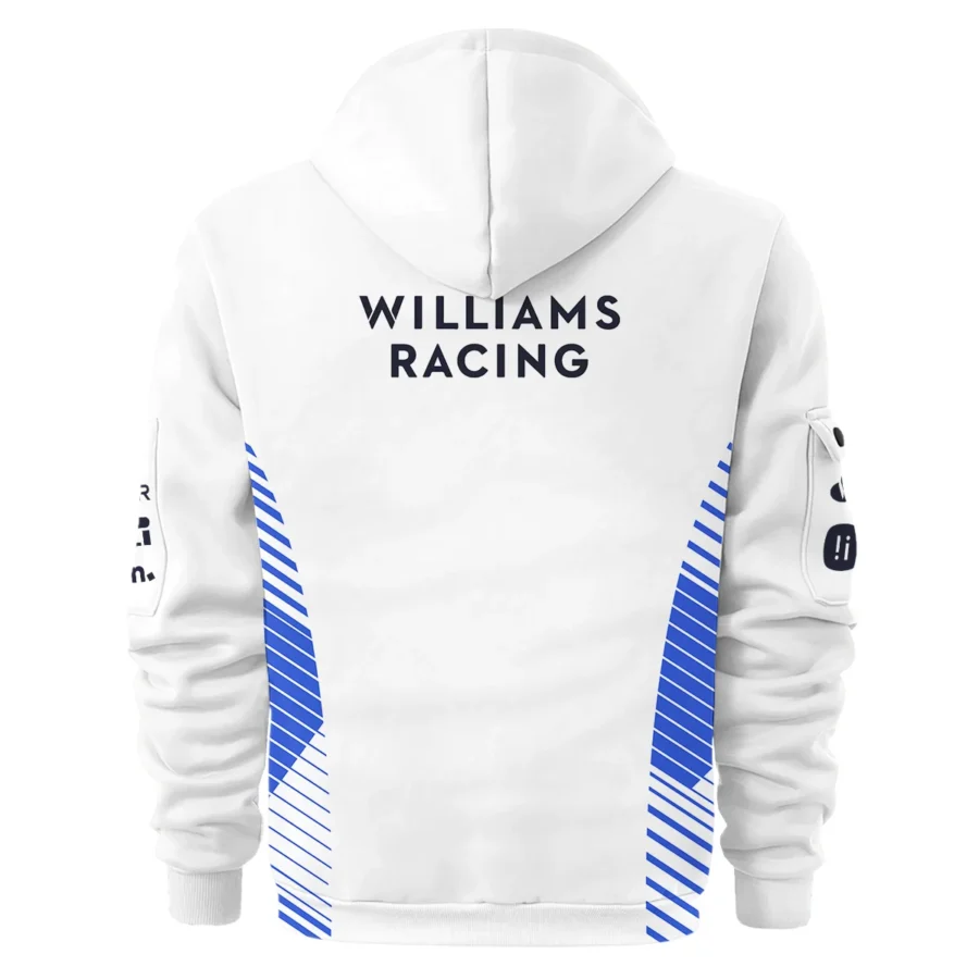 2025 Williams F1 Team Suit Hoodie Half Zipper BLVA080725A02WILHDF