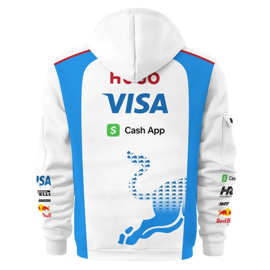 2025 Racing Bulls F1 Team Suit Hoodie Half Zipper BLVA110725A01RCBHDF