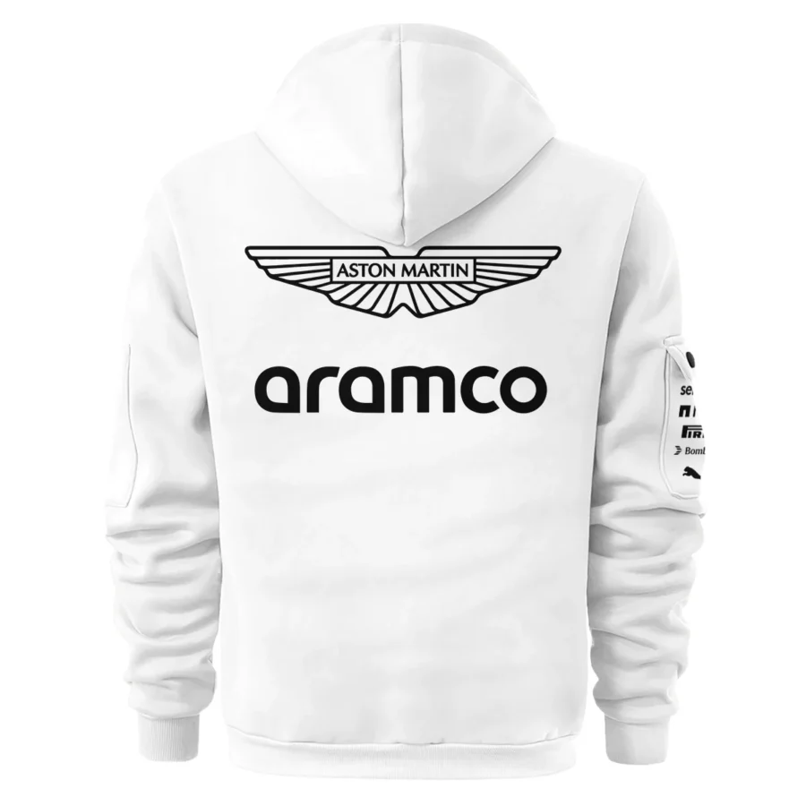 2025 Aston Martin F1 Race Suit Hoodie Half Zipper BLVA120725A03AMHDF