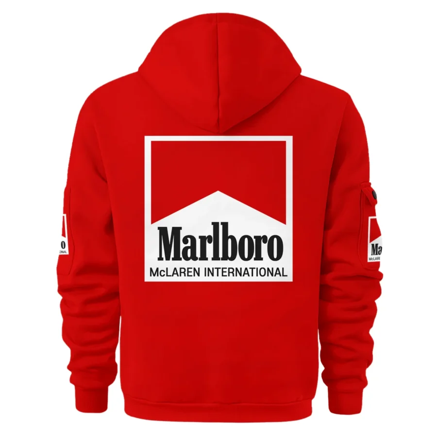 1990 Alain Prost Racing Costume Ferrari F1 Team Hoodie Half Zipper BLVAAP070725A02HDF