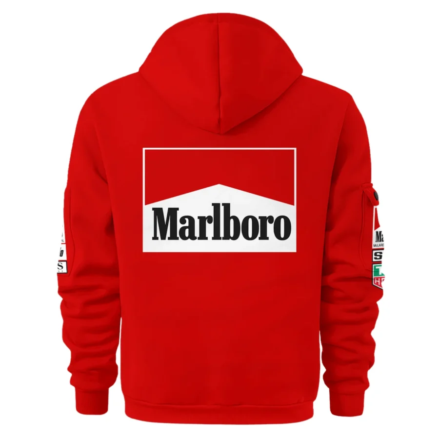 1985 Alain Prost Racing Suit McLaren F1 Team Hoodie Half Zipper BLVAAP070725A04HDF