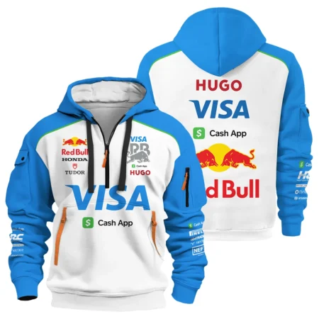2025 Racing Bulls F1 Race Suit Hoodie Half Zipper BLVA110725A03RCBHDF