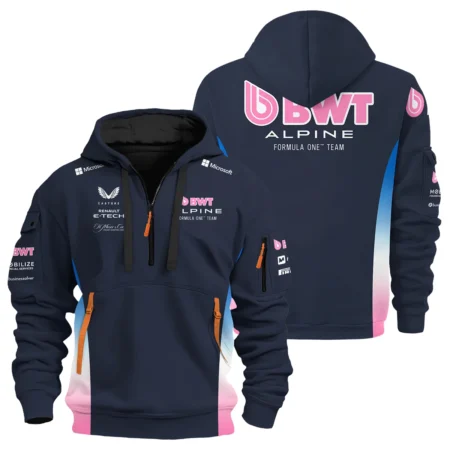 2025 Alpine F1 Team Suit Hoodie Half Zipper BLVA150725A01ALPHDF