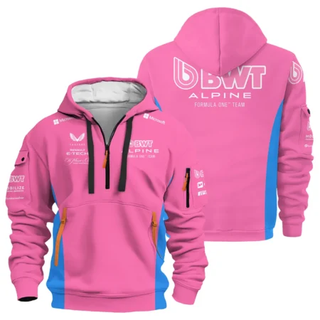 2025 Alpine F1 Team Suit Hoodie Half Zipper BLVA150725A02ALPHDF