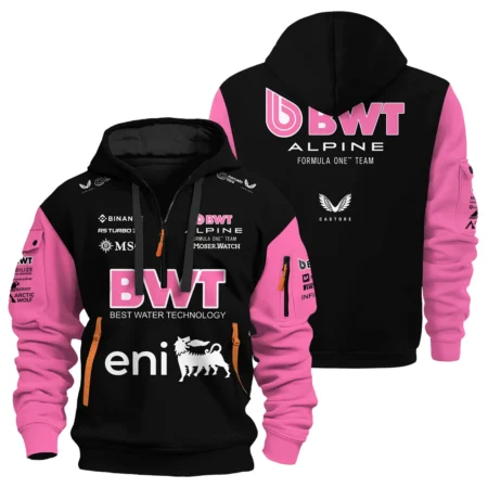 2025 Alpine F1 Team Suit Hoodie Half Zipper BLVA150725A05ALPHDF