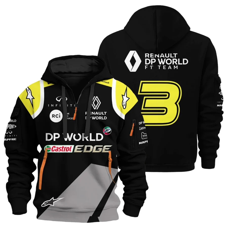 2018 Race Suit Uniform Hoodie Half Zipper For Fans BLVA180725A01HDF-1 CleanFit