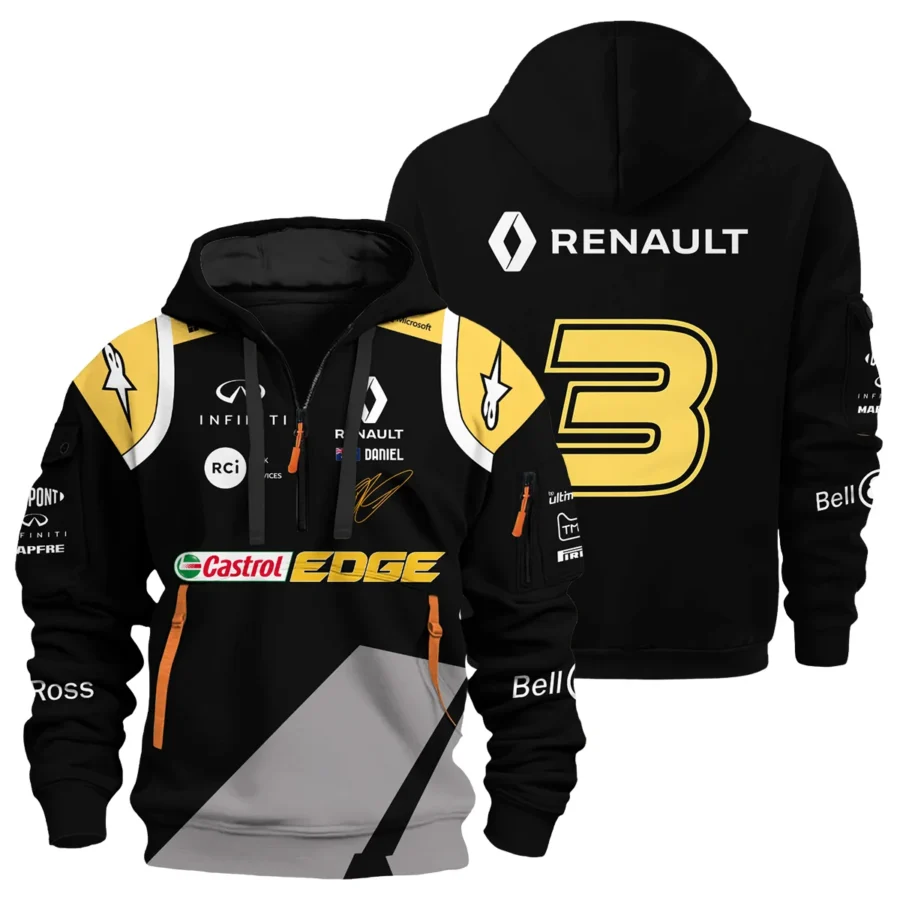 2020 Race Suit Uniform Hoodie Half Zipper For Fans BLVA180725A04HDF-1 CleanFit