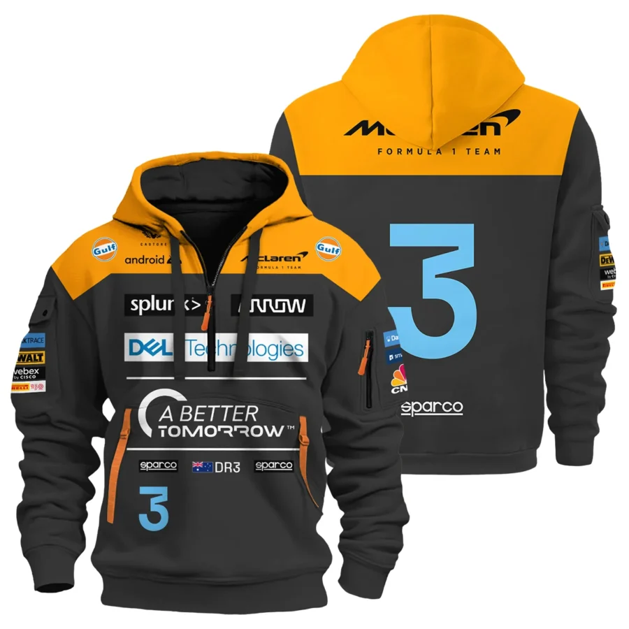 2022 Race Suit Uniform Hoodie Half Zipper For Fans BLVA180725A06HDF-1 CleanFit
