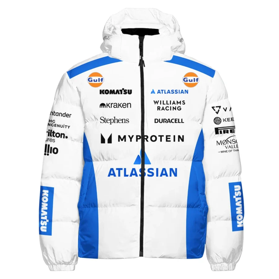 2025 Williams F1 Race Suit Down & Puffer Jackets BLVA100725A03WILHCJ