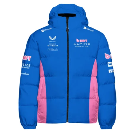 2025 Alpine F1 Race Suit Down & Puffer Jackets BLVA150725A03ALPHCJ