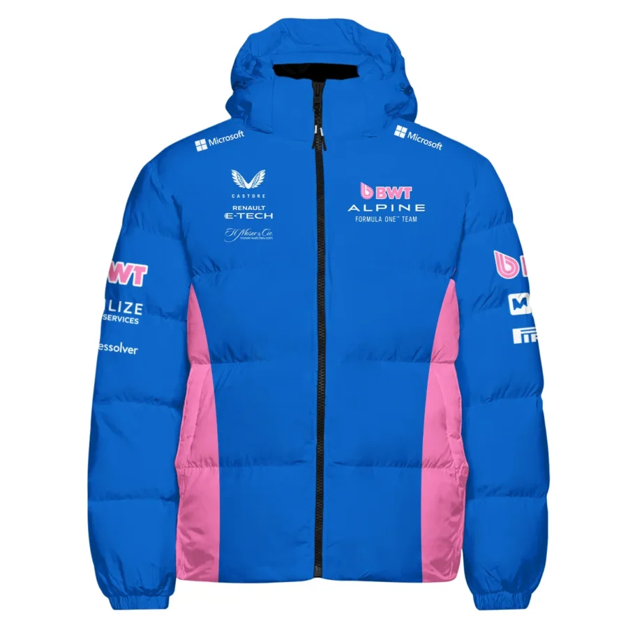 2025 Alpine F1 Race Suit Down & Puffer Jackets BLVA150725A03ALPHCJ